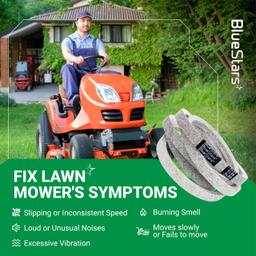 180808 Deck Belt - for 48 inch Deck Husqvarna GT5000 YTH2148 YTH2048 YTH2248 YTH1848XP YTH2448 AYP Craftsman Lawn Mowers - Replaces 532180808 174369 532174369 | 5/8" x 89" thumbnail 9