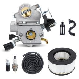 MS391 Carburetor Kit for Stihl MS311 MS311Z MS391C Walbro WTE-9A WTE-17 Chainsaw - Replaces 1140 120 0601 1140 120 0605 1140 120 0600 - Includes Fuel Filter Spark Plug Fuel Line thumbnail 0