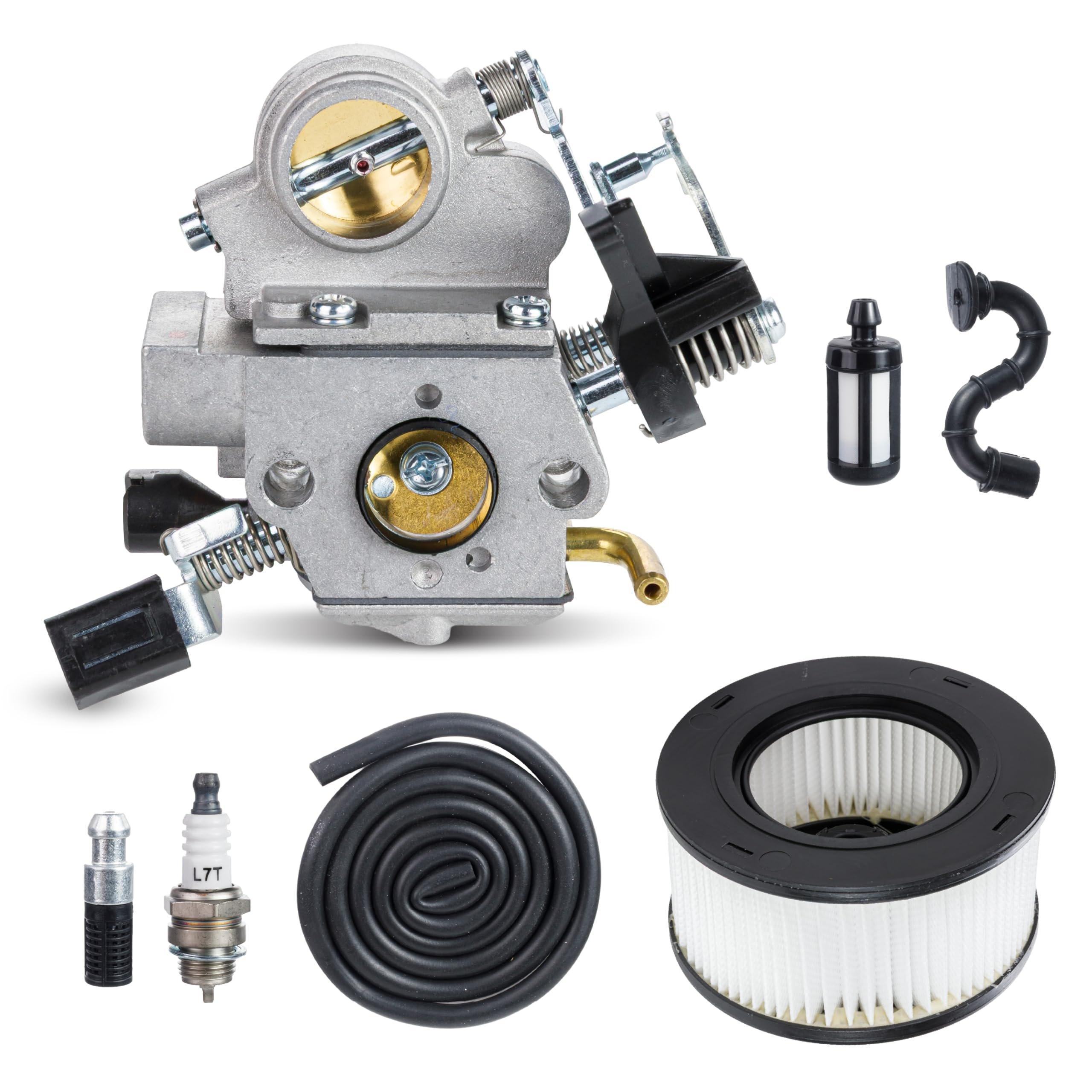 MS391 Carburetor Kit for Stihl MS311 MS311Z MS391C Walbro WTE-9A WTE-17 Chainsaw - Replaces 1140 120 0601 1140 120 0605 1140 120 0600 - Includes Fuel Filter Spark Plug Fuel Line image 0