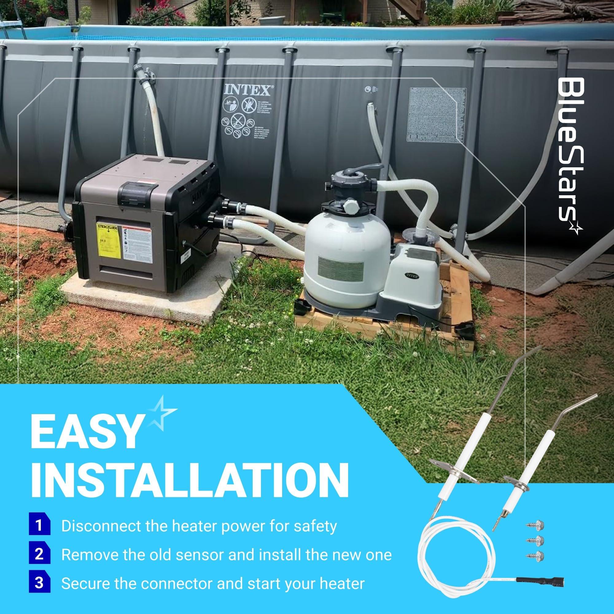 IDXLFLS1930 Flame Sensor Replacement for Hayward Universal H-Series Induced Draft and Gas Pool Heater - Fits H150FD H200FD H250FD H300FD H400FD H500FD FDN FDP IDL IDL2 Models image 6