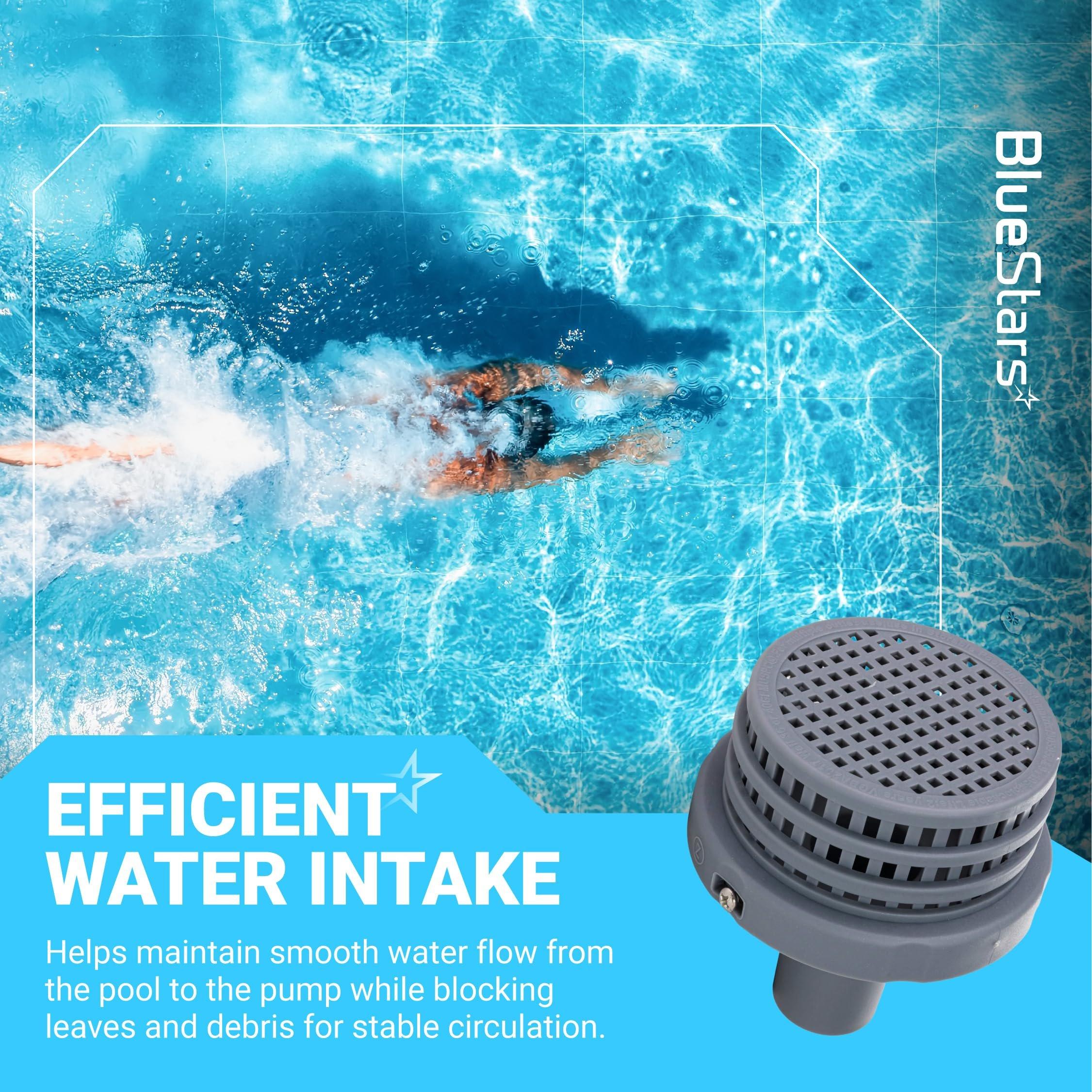 11070 11072 Pool Strainer Connector Kit for Intex 25022E 26005E - 1-1/4" Water Jet Fitting - Fits Above Ground Filter Basket Inlet Outlet Connector image 2