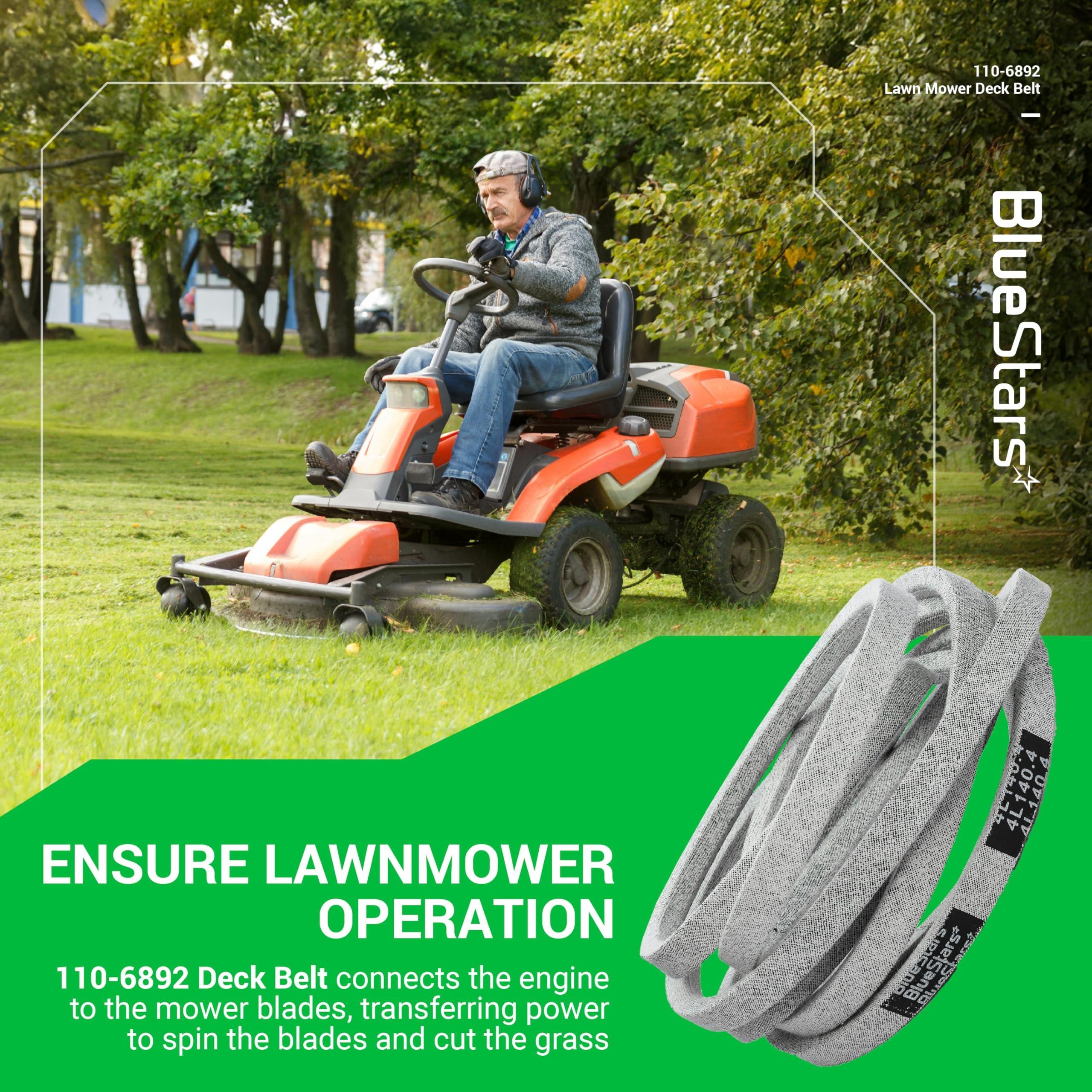 110-6892 Lawn Mower Deck Belt V-Belt - for 50" Deck Toro Time Cutter Z5000 Z5020 Z5030 Z5035 Z5040 ZZ5060 Ariens 07200107 | 1/2" x 140.4" image 1