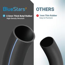 2.75/3.00-19" Motorcycle Inner Tube - 2.5mm Heavy-Duty Butyl Rubber - TR4 Straight Valve Stem - Fits 2.75-19 3.00-19 70/100-19 80/100-19 - Compatible with Surron Talaria Segway - Pack of 2 thumbnail 6