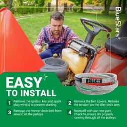 954-04032B Edger Drive Belt for Troy Bilt TB554 MTD Cub Cadet LE100 Bolens Craftsman Lawn Edger V-Belt - Replaces 754-04032B 754-0465, 954-0465 754-04032 954-04032A | 3/8" x 36" thumbnail 9
