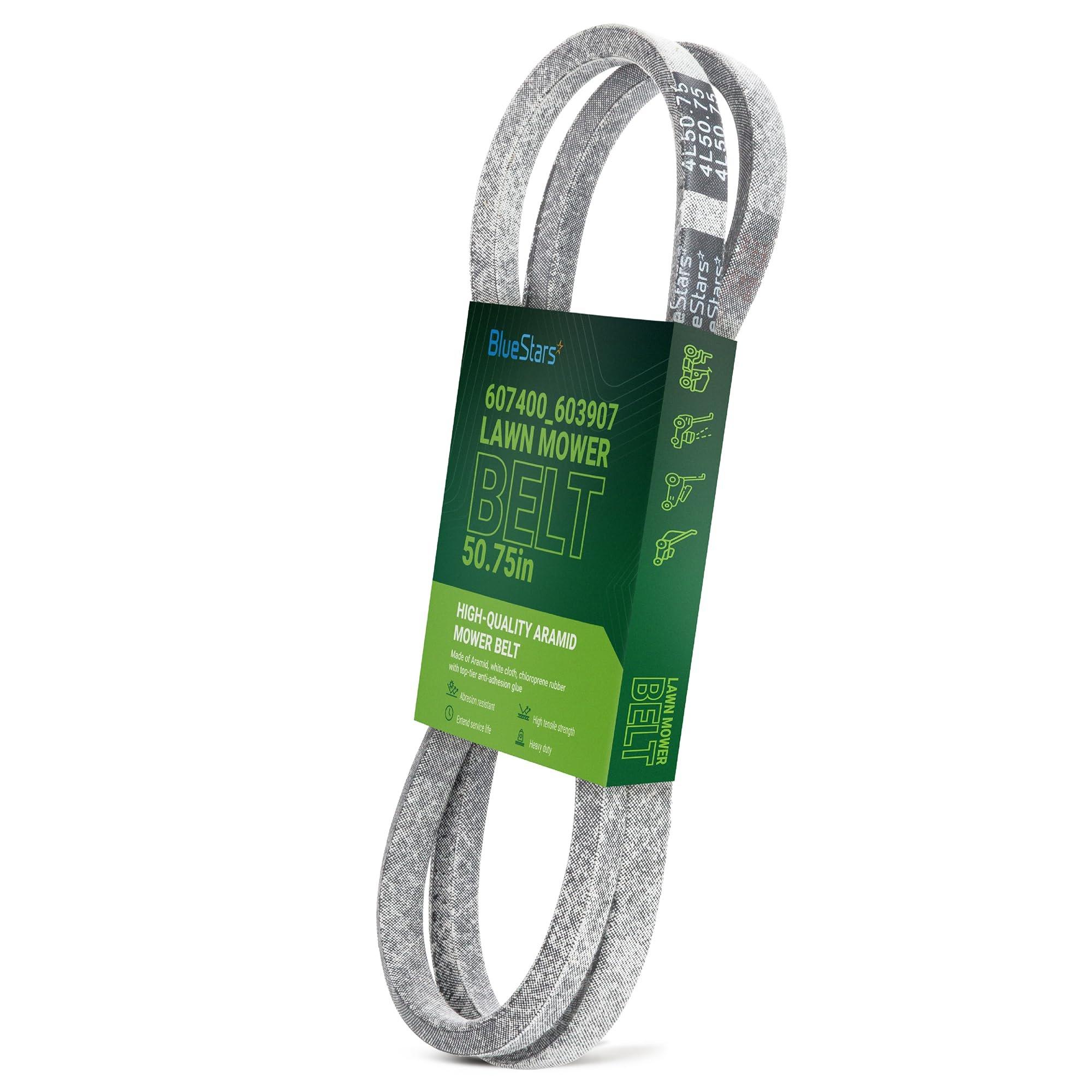 607400 Pump Drive Belt, Replaces 603907 Hustler Drive Belt - Compatible with Hustler Raptor SD 52" 54" 60" Deck, Raptor SDX/Limited Zero-Turn Mowers | 50.75" x 1/2" image 0