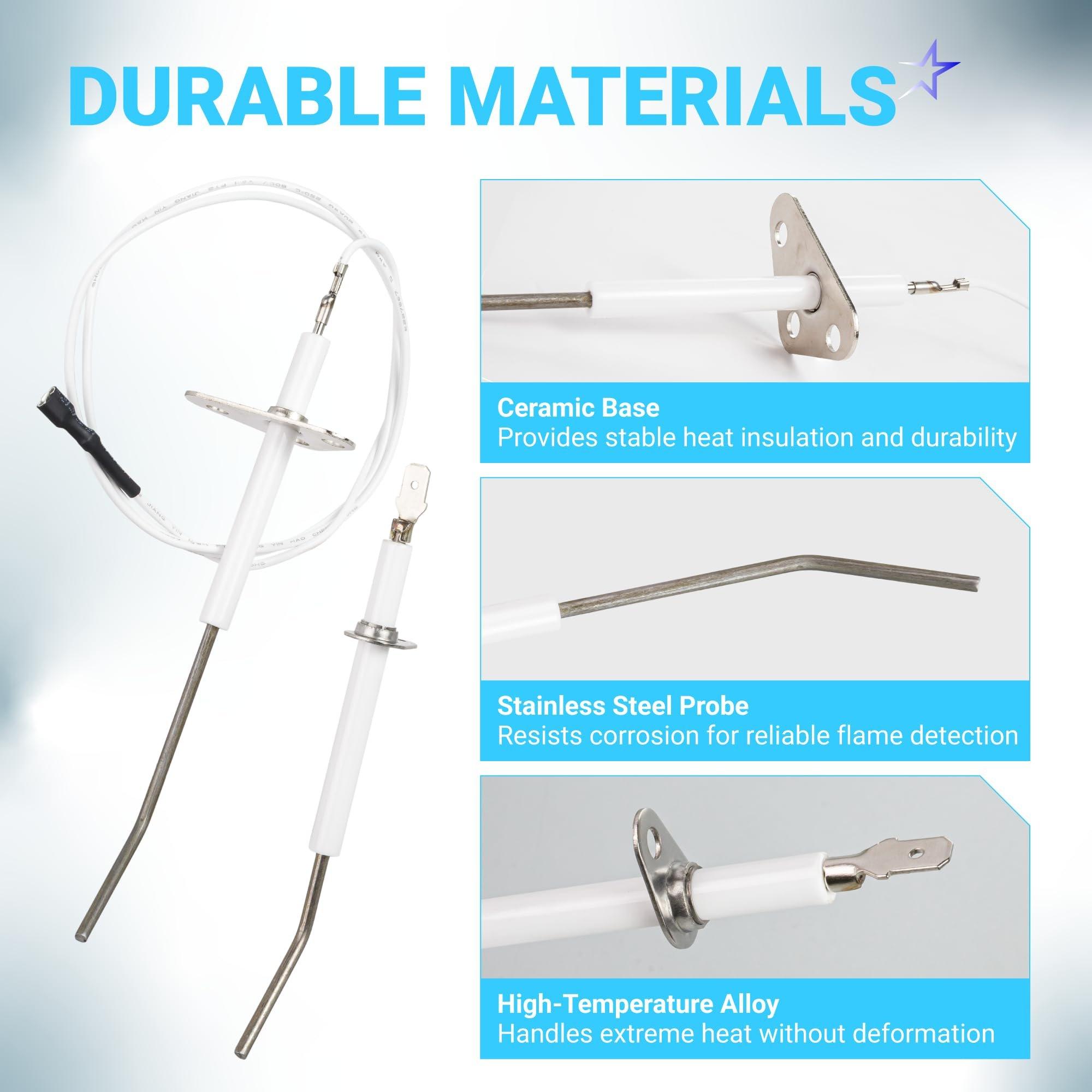 IDXLFLS1930 Flame Sensor Replacement for Hayward Universal H-Series Induced Draft and Gas Pool Heater - Fits H150FD H200FD H250FD H300FD H400FD H500FD FDN FDP IDL IDL2 Models image 3