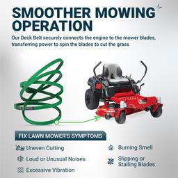 [Upgraded Grip120] 119-8819 Deck Belt for 42 Inch Deck Toro TimeCutter SS4225 SS4235 MX4260 Exmark Quest Zero Turn Mowers 119-8819-SL 147-2924 | 1/2" x 113.3'' thumbnail 8