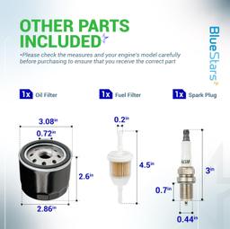 22 083 01-S1 Air Filter - Compatible with Kohler 5400 Series Maintenance Kit KS530 KS540 KS590 KS595 17-19.5hp Engine Oil Change Kit - Replaces 2208301S 2208301 thumbnail 2
