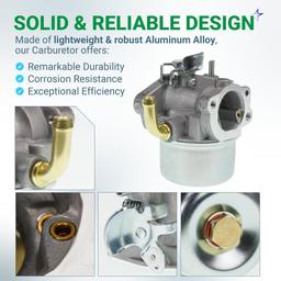 798653 Intek 206 Carburetor Air Filter Maintenance Kit (1x Carburetor, 1x air filter, 1x Fuel Hose, 1x Fuel Filter, 1x Choke Lever kit, 2x Gaskets) thumbnail 4