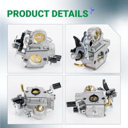 MS391 Carburetor Kit for Stihl MS311 MS311Z MS391C Walbro WTE-9A WTE-17 Chainsaw - Replaces 1140 120 0601 1140 120 0605 1140 120 0600 - Includes Fuel Filter Spark Plug Fuel Line thumbnail 6