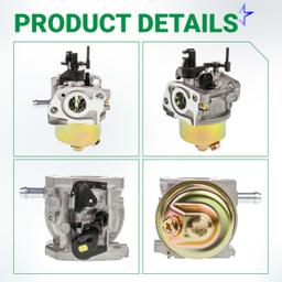 951-14423 Carburetor Kit Compatible with Lawn Mower Cub Cadet ST100 SC100 SC500 Craftsman MTD 159cc Engine - Replaces 751-14423 951-14423-CM 951-05531 - Includes Air Filter & Spark Plug thumbnail 6