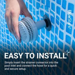 11070 11072 Pool Strainer Connector Kit for Intex 25022E 26005E - 1-1/4" Water Jet Fitting - Fits Above Ground Filter Basket Inlet Outlet Connector thumbnail 5