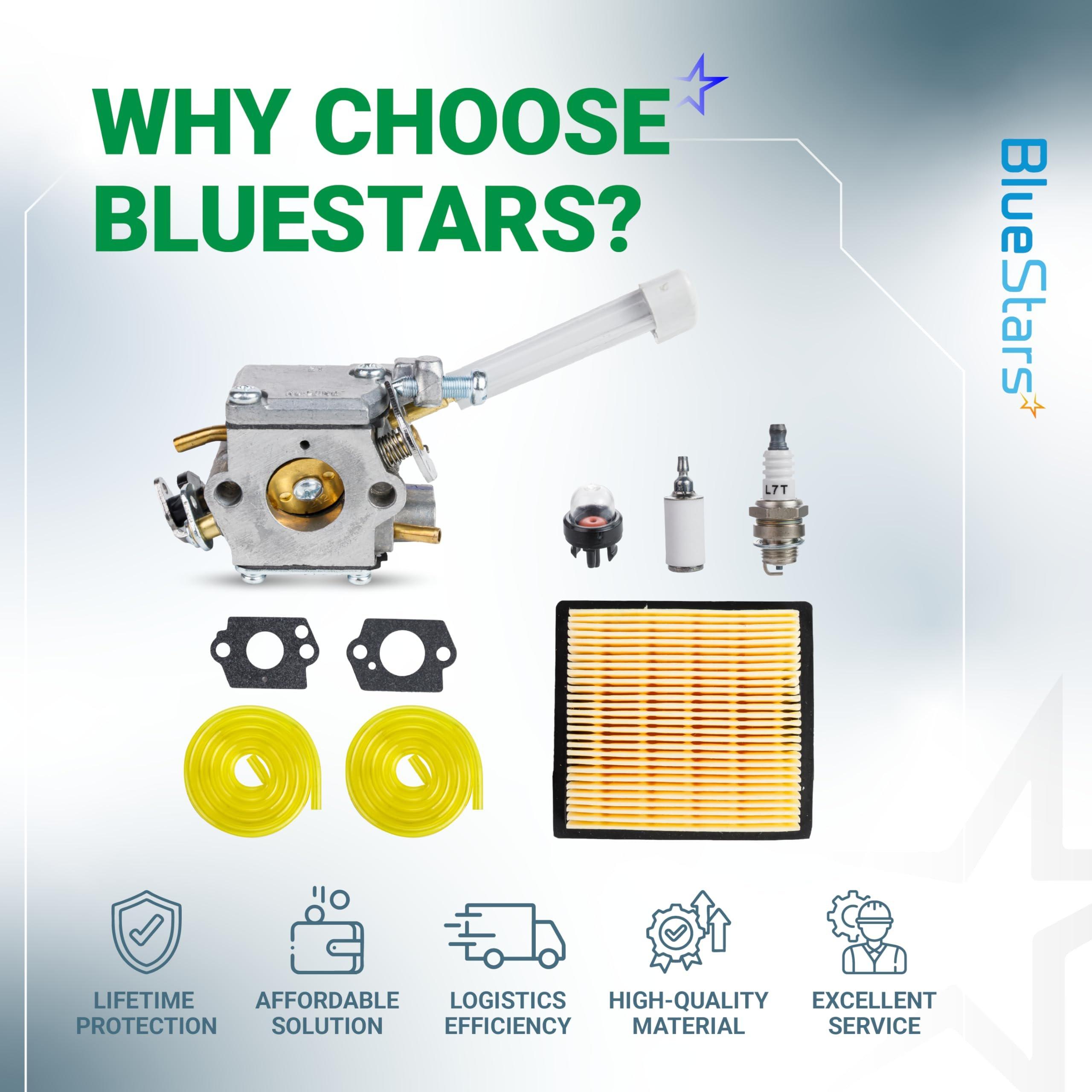 BP42 Carburetor - Compatible with Ryobi RY08420 RY08420A RY42WB RY42BPEMC Backpack Leaf Blower 308054093 900777005 308054079 WT-1086 Carb with Air Filter Fuel Filter Spark Plug Primer Bulb image 9