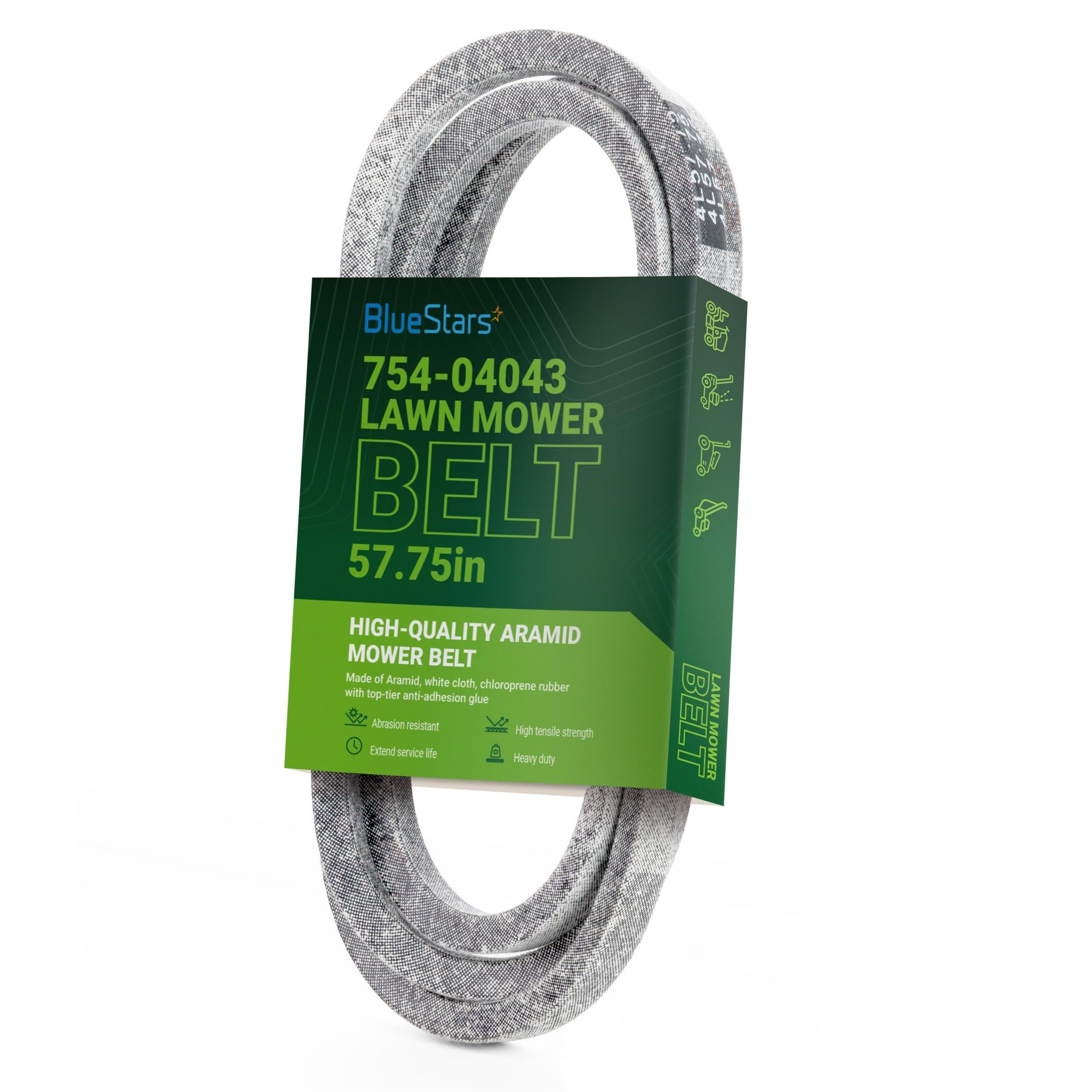 754-04043 Drive Belt Replacement - Fits Cub Cadet 954-04043A RZT 50 RZT42 RZT54 Troy Bilt Mustang XP Colt XP MTD 754-04043B 954-04043 754-04043A Lawn Mower | 1/2" x 57.75" image 0