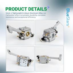 BP42 Carburetor - Compatible with Ryobi RY08420 RY08420A RY42WB RY42BPEMC Backpack Leaf Blower 308054093 900777005 308054079 WT-1086 Carb with Air Filter Fuel Filter Spark Plug Primer Bulb thumbnail 6