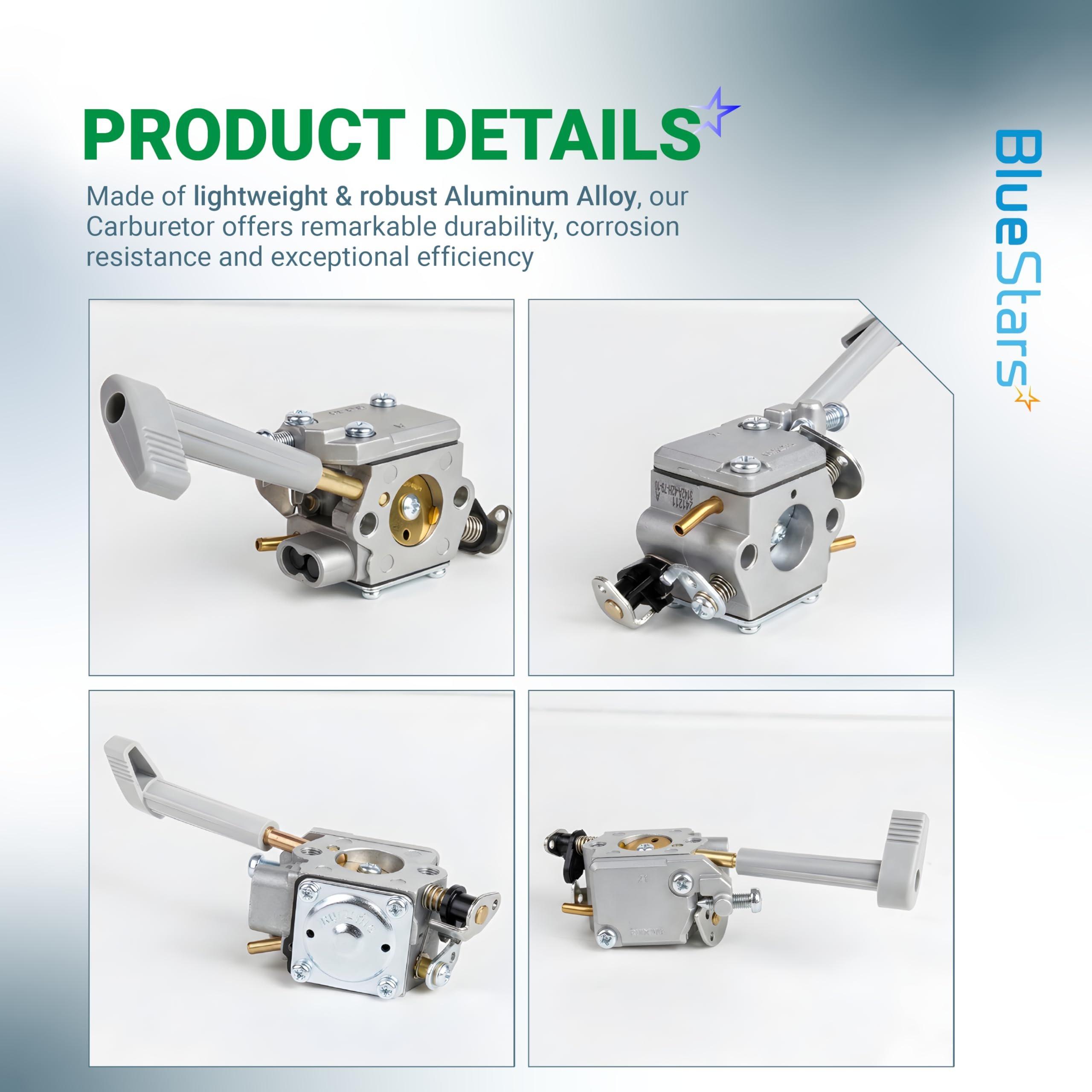 BP42 Carburetor - Compatible with Ryobi RY08420 RY08420A RY42WB RY42BPEMC Backpack Leaf Blower 308054093 900777005 308054079 WT-1086 Carb with Air Filter Fuel Filter Spark Plug Primer Bulb image 6