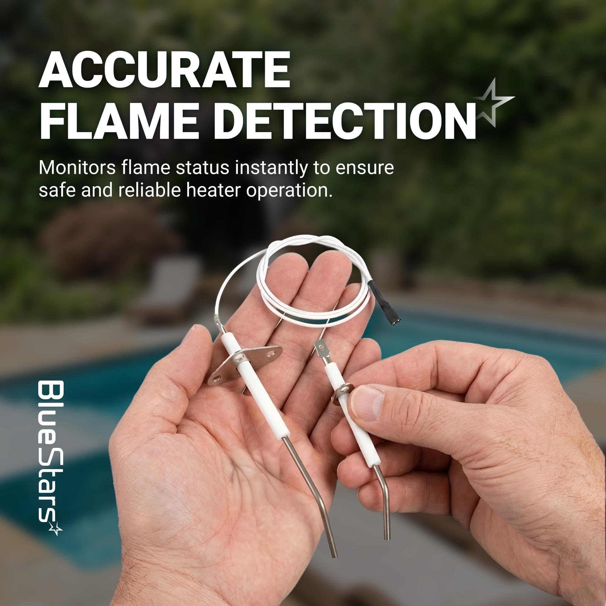 IDXLFLS1930 Flame Sensor Replacement for Hayward Universal H-Series Induced Draft and Gas Pool Heater - Fits H150FD H200FD H250FD H300FD H400FD H500FD FDN FDP IDL IDL2 Models image 2