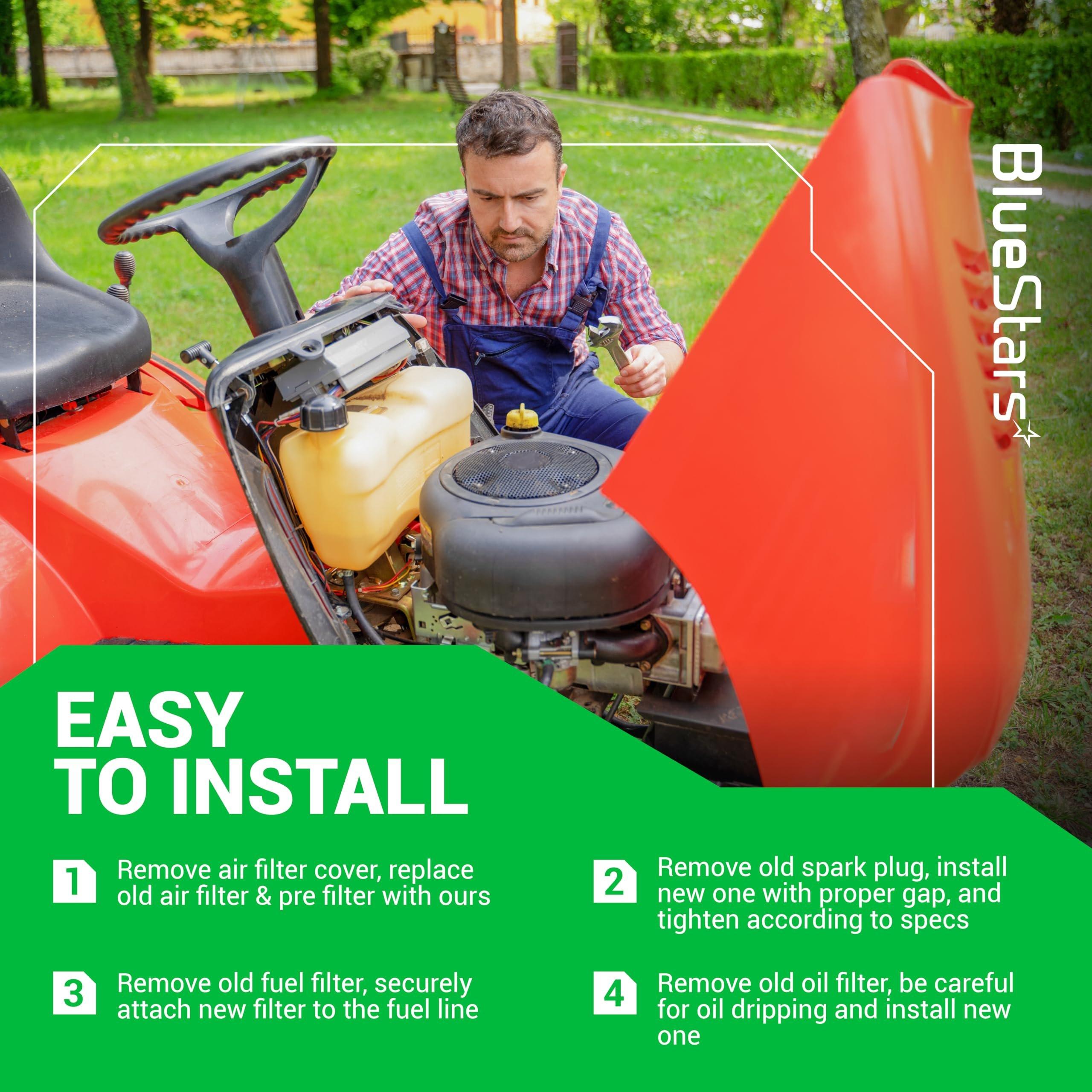 22 083 01-S1 Air Filter - Compatible with Kohler 5400 Series Maintenance Kit KS530 KS540 KS590 KS595 17-19.5hp Engine Oil Change Kit - Replaces 2208301S 2208301 image 7