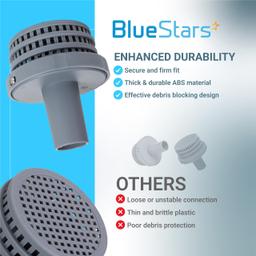 11070 11072 Pool Strainer Connector Kit for Intex 25022E 26005E - 1-1/4" Water Jet Fitting - Fits Above Ground Filter Basket Inlet Outlet Connector thumbnail 7