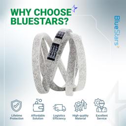 180808 Deck Belt - for 48 inch Deck Husqvarna GT5000 YTH2148 YTH2048 YTH2248 YTH1848XP YTH2448 AYP Craftsman Lawn Mowers - Replaces 532180808 174369 532174369 | 5/8" x 89" thumbnail 8