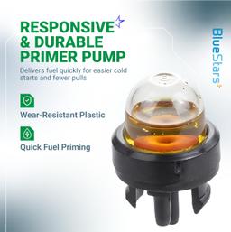 BP42 Carburetor - Compatible with Ryobi RY08420 RY08420A RY42WB RY42BPEMC Backpack Leaf Blower 308054093 900777005 308054079 WT-1086 Carb with Air Filter Fuel Filter Spark Plug Primer Bulb thumbnail 7