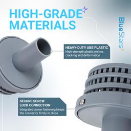 11070 11072 Pool Strainer Connector Kit for Intex 25022E 26005E - 1-1/4" Water Jet Fitting - Fits Above Ground Filter Basket Inlet Outlet Connector thumbnail 4