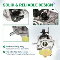 951-14423 Carburetor Kit Compatible with Lawn Mower Cub Cadet ST100 SC100 SC500 Craftsman MTD 159cc Engine - Replaces 751-14423 951-14423-CM 951-05531 - Includes Air Filter & Spark Plug thumbnail 5