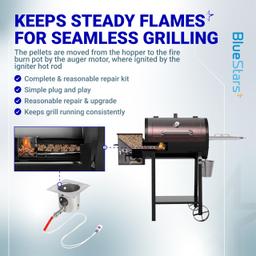 [Lifetime Warranty] Fire Burn Pot and Hot Rod Ignitor Kit Replacement for Traeger Pit Boss Wood Pellet Grills with Ash Remover, Screws & Fuse thumbnail 5