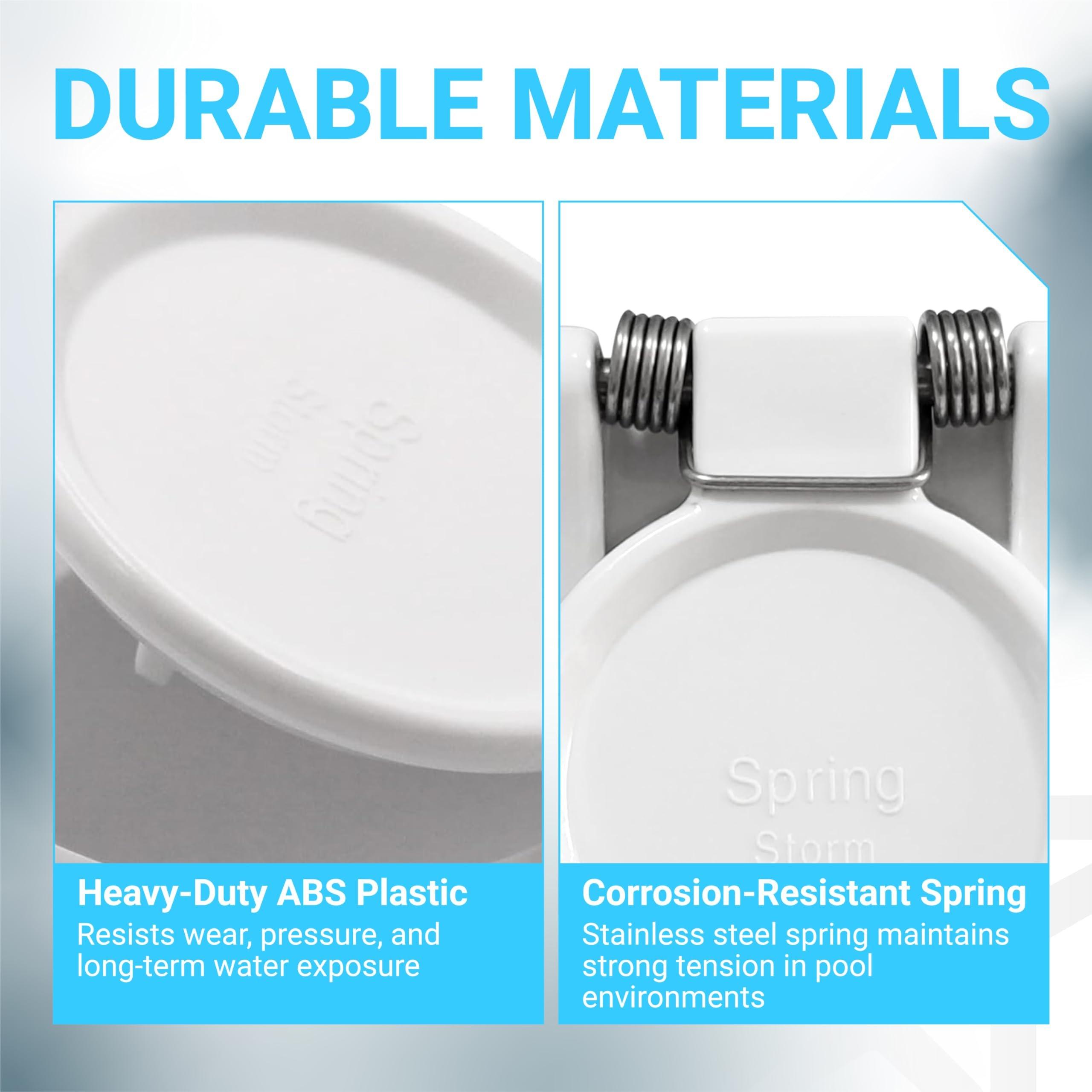 [Lifetime Warranty] W400BWHP Free Rotating Vacuum Lock Safety Wall Fitting - Fit for Zodiac, Hayward, Pentair Suction Pool Cleaners - Replace W400BLGP W400BBKP K1250 Safety Wall Accessories Pool Suction Cover image 6