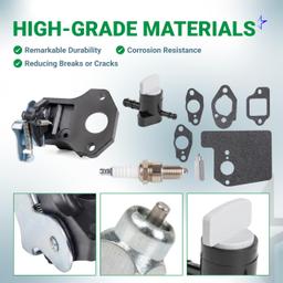 [Lifetime Warranty] 16620-Z8D-305 Thermo Wax Assembly & 16600-Z8B-900 Choke Control for Honda GCV160 GCV160A0 GCV160LA0 GCV190 HRX217 HRR216 Lawn Mower Engine Parts with 16950-Z0Y-003 Fuel Shut-Off Valve thumbnail 5