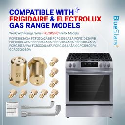 [Lifetime Warranty] GRLP5 LP Gas Conversion Kit - Compatible with Frigidaire Gas Range - Natural Gas to Propane LPG Conversion Kit - Replaces 4980407 AP7213138 A22390101 316243720 316243721 316243723 thumbnail 3