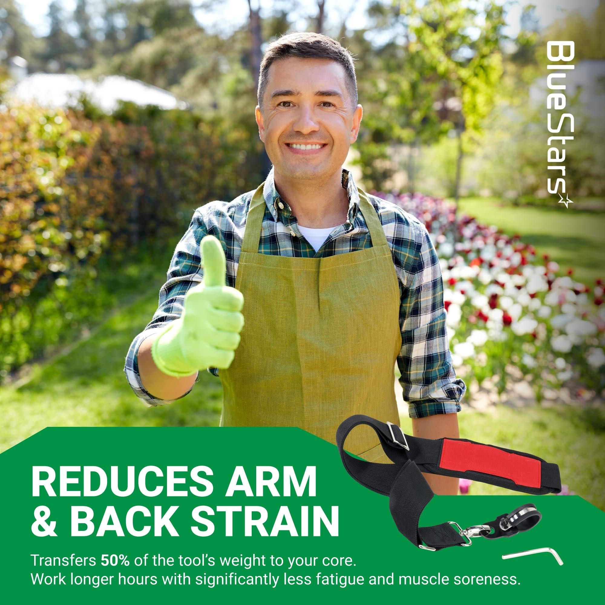 [Lifetime Warranty] 49-16-2722 Shoulder Strap - Compatible with Milwaukee M18 Fuel Quik-Lok & EGO Power+ AP1500 String Trimmer Blower Multi-Head System image 7