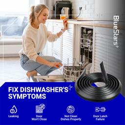 [2026 Upgraded] WD08X23476 Dishwasher Tub Gasket Door Seal Replacement - Compatible with GE Hotpoint Dishwashers - Replaces WD08X10088 WD08X20674 WD08X22094 4466530 AP6041569 PS11774412 thumbnail 5
