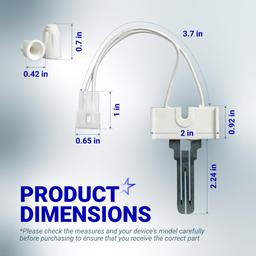 [2026 Upgraded] WE4X750 279311 Gas Dryer Igniter - Compatible with Kenmore Whirlpool Maytag GE Frigidaire Dryer - Replaces AP3094138 239233 WE4X750 4391996 WE04X0750 (Flat Style Ignitor) thumbnail 1
