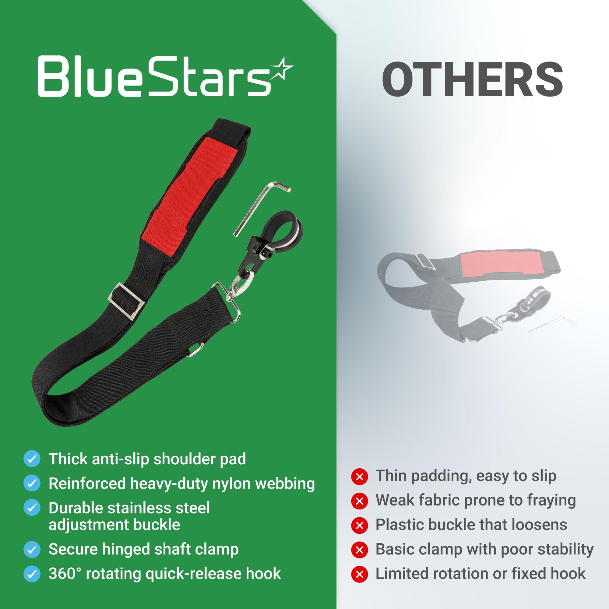 [Lifetime Warranty] 49-16-2722 Shoulder Strap - Compatible with Milwaukee M18 Fuel Quik-Lok & EGO Power+ AP1500 String Trimmer Blower Multi-Head System image 6