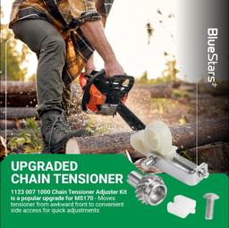 [Lifetime Warranty] Chain Tensioner Kit 1123 007 1000 Adjuster Nut Kit - Compatible with 019T 021 023 025 MS210 MS250 MS230 Chainsaw - Replacement 1123-007-1000 11230071000 Adjuster Tensioner with Bar Nuts thumbnail 5