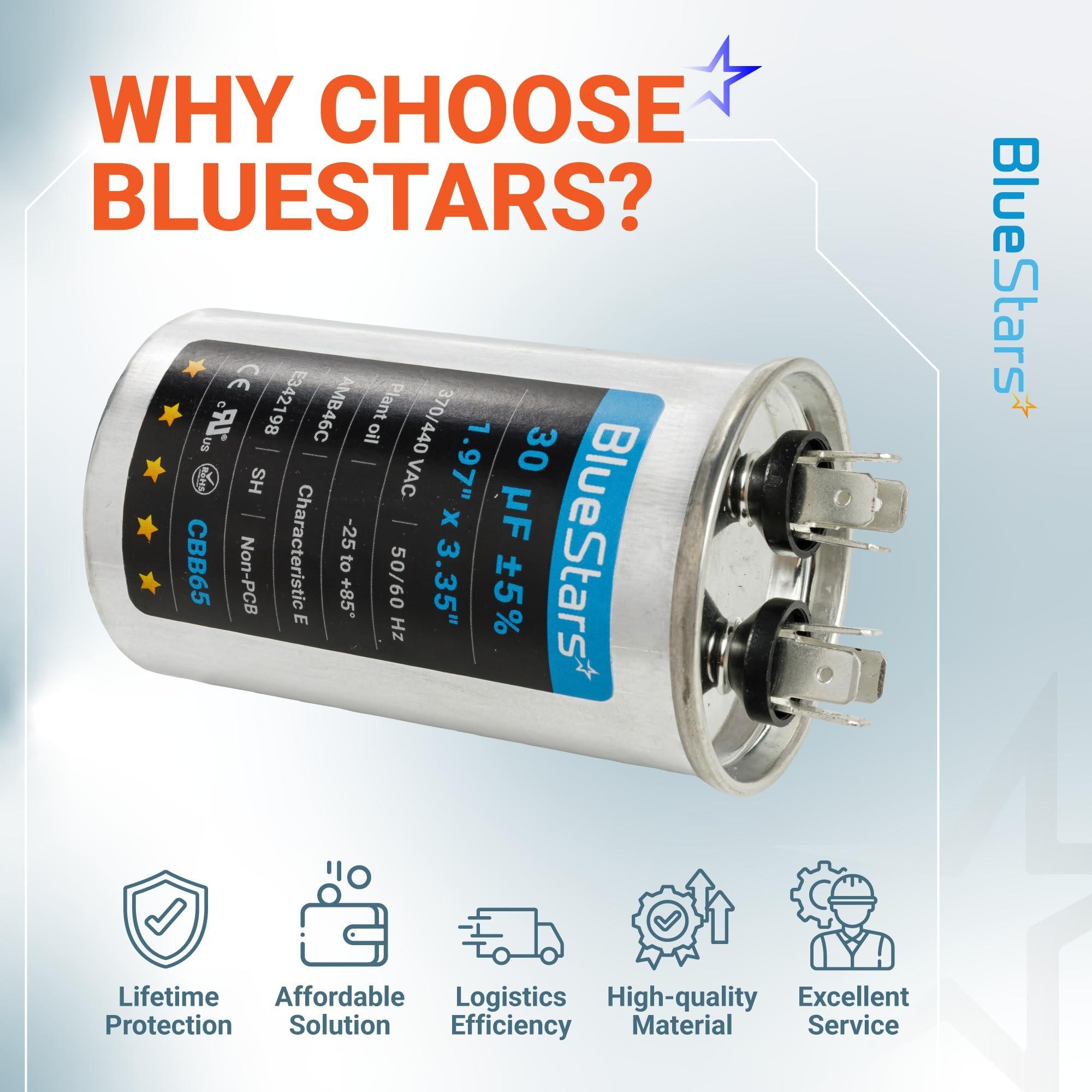 [Upgraded] 30 uF MFD ±5% 370V 440V AC CBB65 Multi-Purpose Motor Run Round Capacitor | CE cRUus Certified image 13