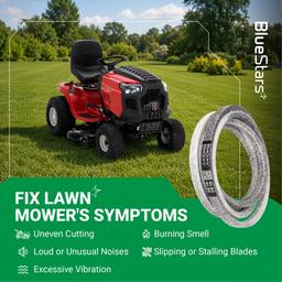 954-04122 754-04122 Lawn Mower Belt for Troy Bilt 46" Deck MTD Toro LX460 LX465 13AX60KH011 13AX60KH066 13AX60KH211 Riding Mowers - Replaces 954-5834 112-5834 | 1/2" x 90" thumbnail 6