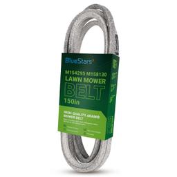 M154295 M158130 Deck Belt - Compatible with J-Deere Z245 Z425 Z445 EzTrak Zero-Turn Mowers with 48-inch Mower Deck, J-Deere D140 D155 D160 44-inch Snow Blower | 1/2" x 150" thumbnail 0