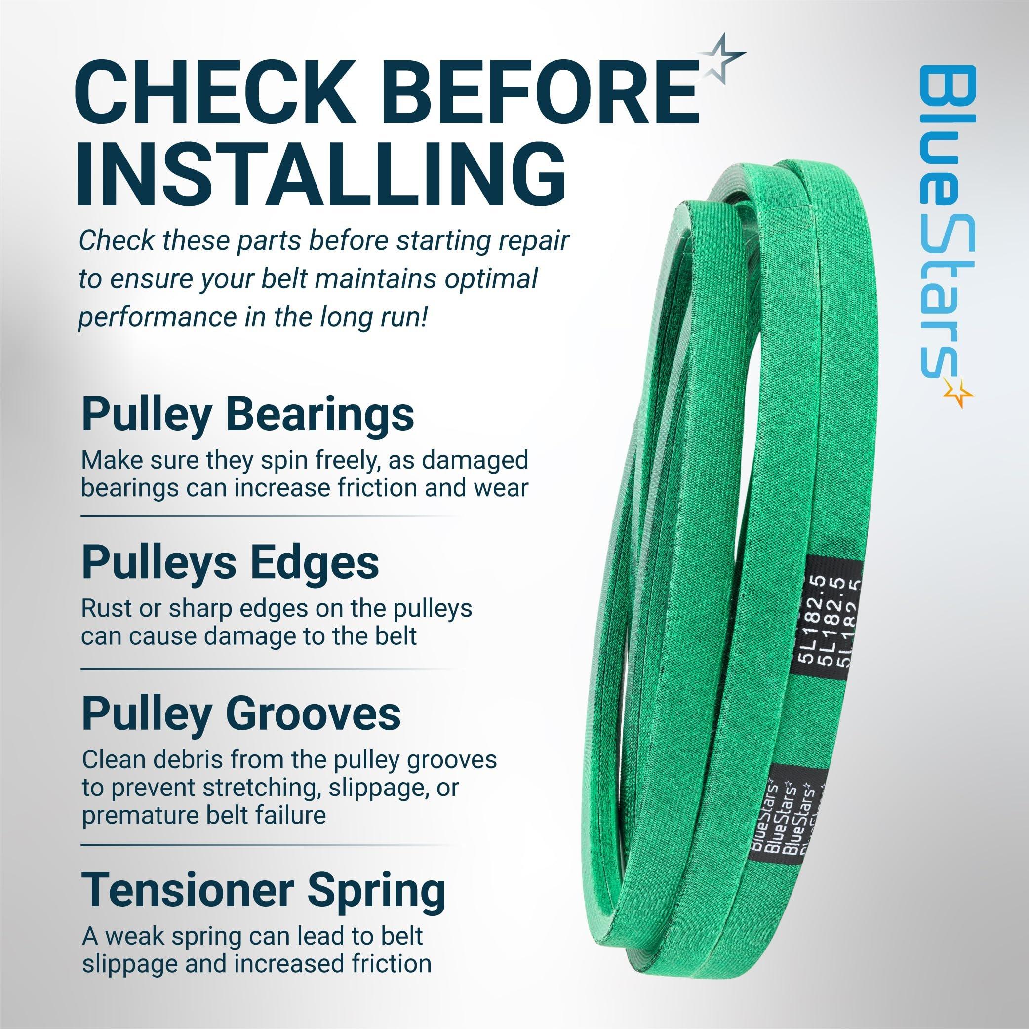 [Grip120] TCU30356 Deck Belt for John Deere Z915B Z915E Z920M Z930M Z950M Z960M Z970R ZTrak Mowers, Mower Blade Belt - Replaces TCU35604 | 5/8" x 182.5" image 10
