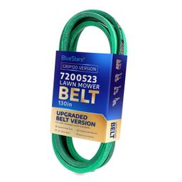 [Upgraded Grip120] BlueStars 7200523 Deck Belt - for 42 Inch Ariens 07200523 Ikon-X Ikon XD XL | 42" Gravely ZT42 ZTX42 ZTXL42 Lawn Mower - Replaces Toro 93-3884 Mower Belt Aramid Cord 130" x 1/2" thumbnail 0