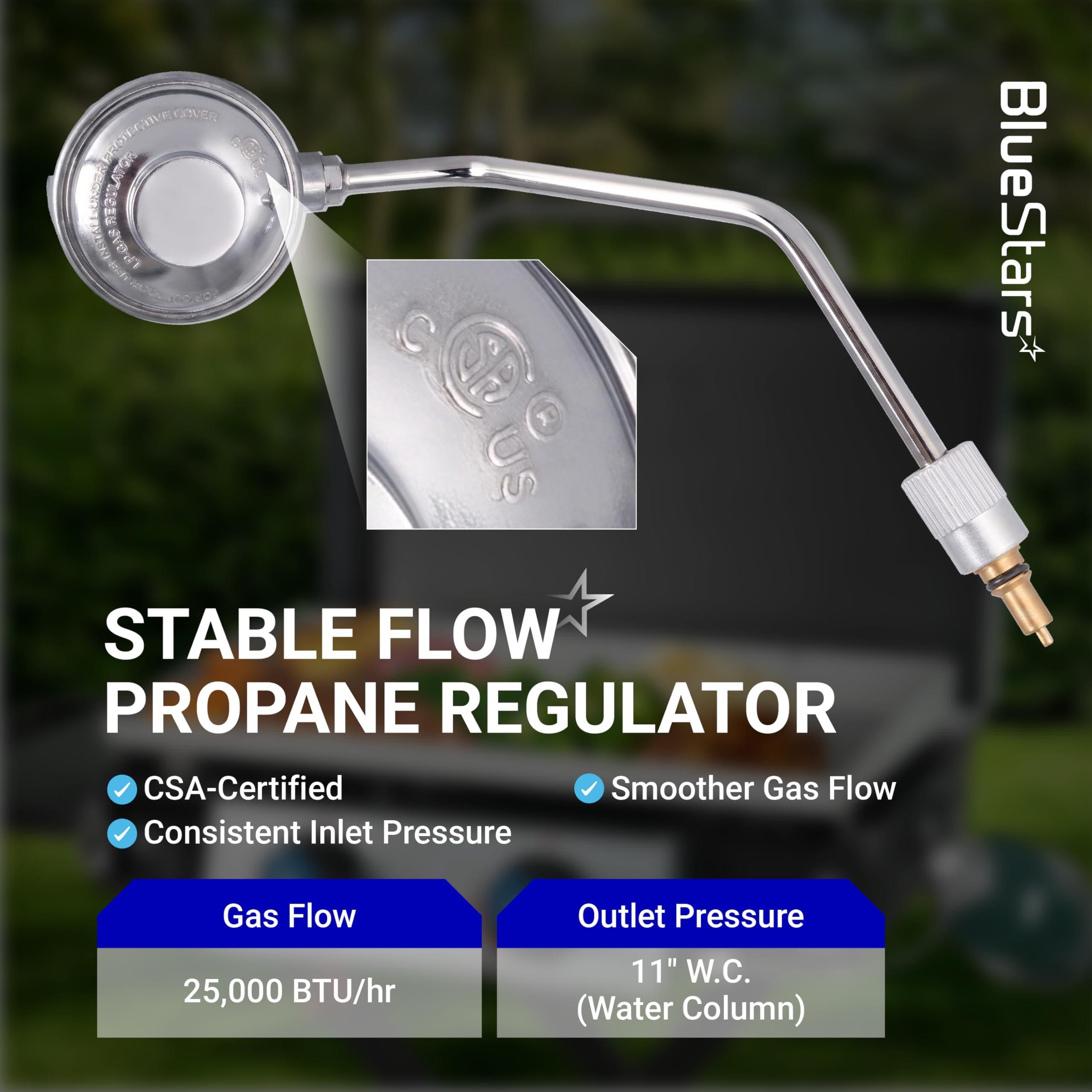 Griddle Regulator Replacement for Blue Rhino Razor 2 Burner Griddle GGC2030M 25" Outdoor Portable Propane Gas Grill Griddle GGC2030L GGT2130M GGT2131M GGT2160M Grill Adapter Regulator image 4