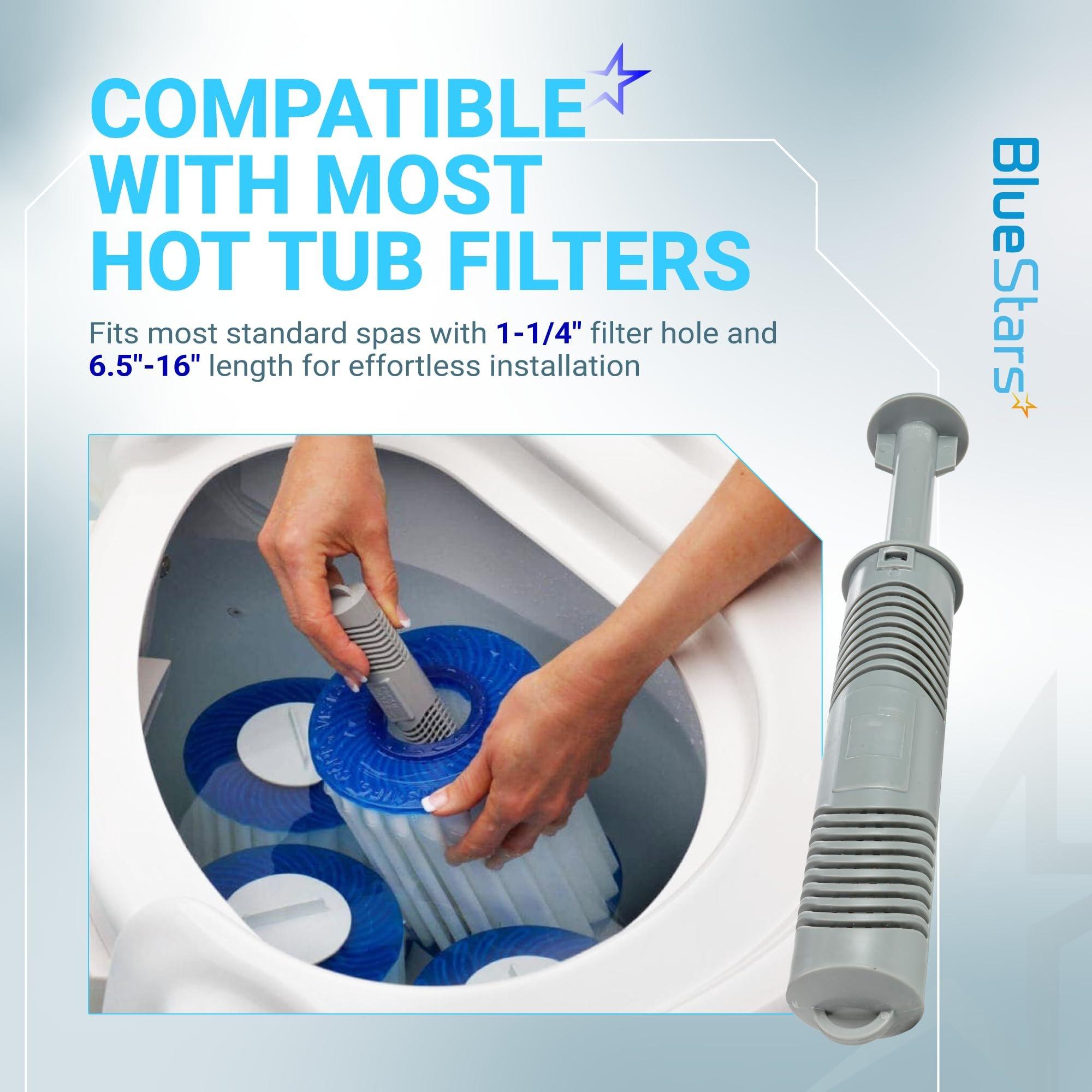 Hot Tub Silver Ion Cartridge - Mineral Sticks for Hot Springs Spa, Spa Silver Ion Ag+ Cartridge, Freshwater Mineral Sanitizer Keep Water Crystal-Clear for 4 Months | Pack of 2 image 3