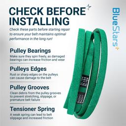 [Grip120] 604711 577503601 Deck Belt for 60" Hustler Raptor SD 932541 933119 933127 934562 934612 Big Dog Alpha MP Husqvarna Lawn Mowers | 154" x 5/8" thumbnail 10