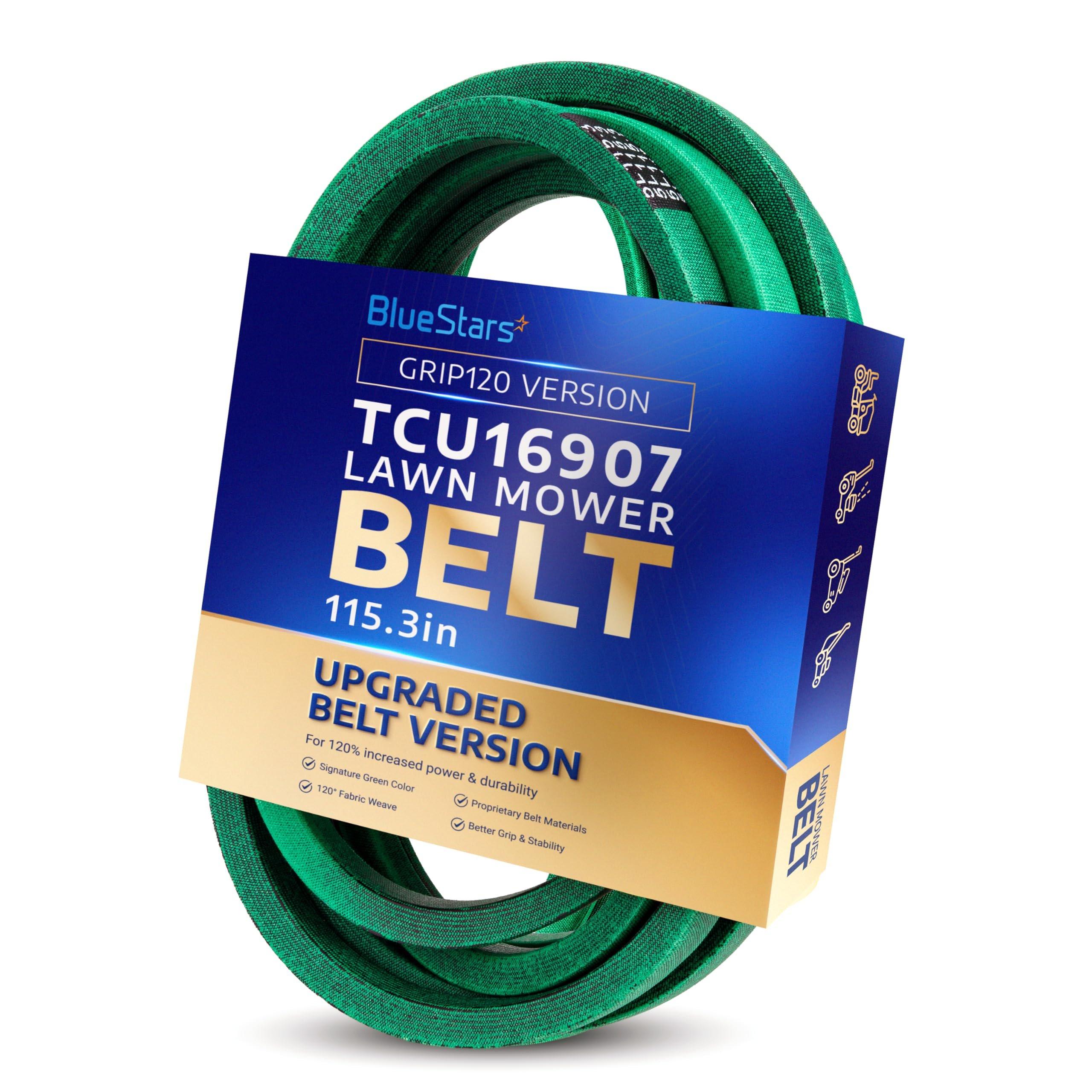 [Grip120] TCU16907 Drive Belt for John Deere ZTrak 737 757 Zero Turn Mowers, Traction Drive V-Belt Replacement | 5/8" x 115.3" image 0