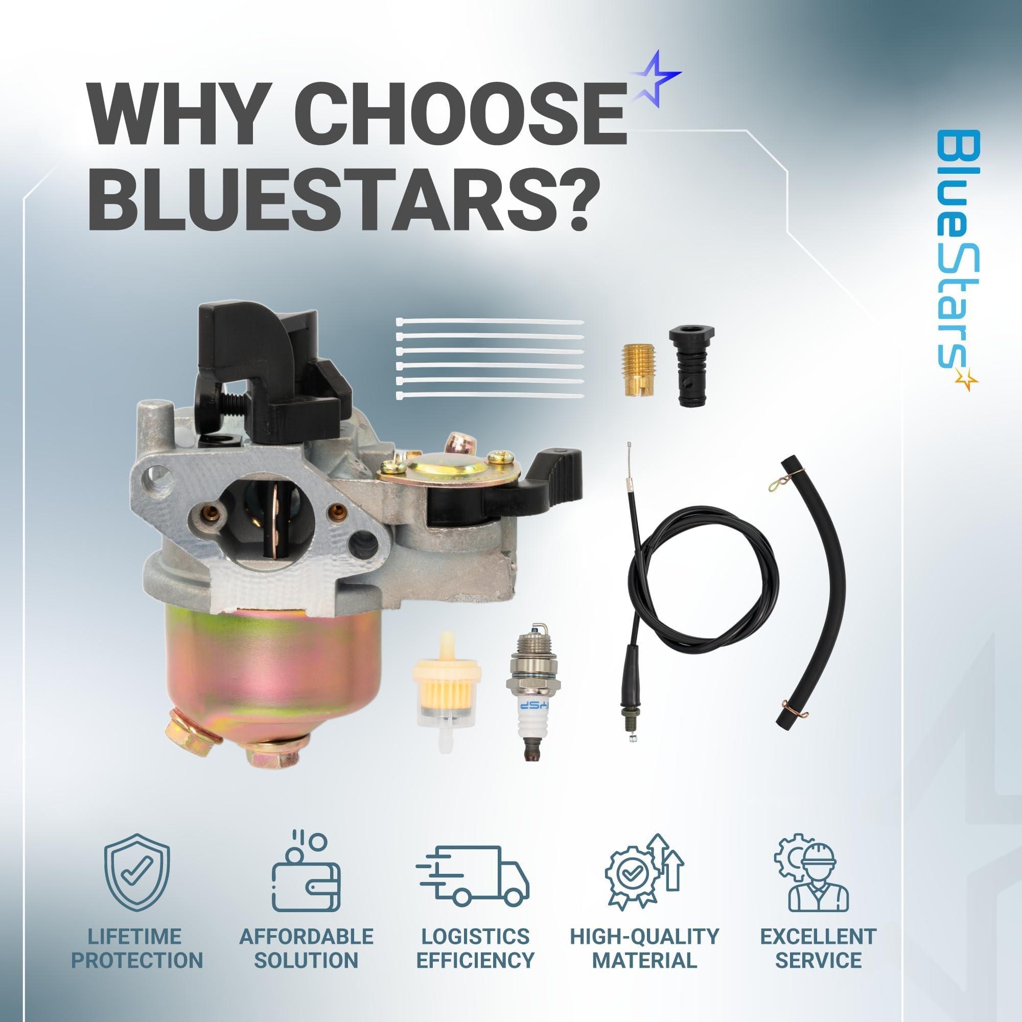 Carburetor Kit for Monster Mega Moto 79cc 80cc 97cc 105cc Mini Bike MMB80 MMB105 Motovox MBX10 Baja DB30 Coleman B100 RT100 Go Kart Carb Engine | w/Main Jet Throttle Cable image 8