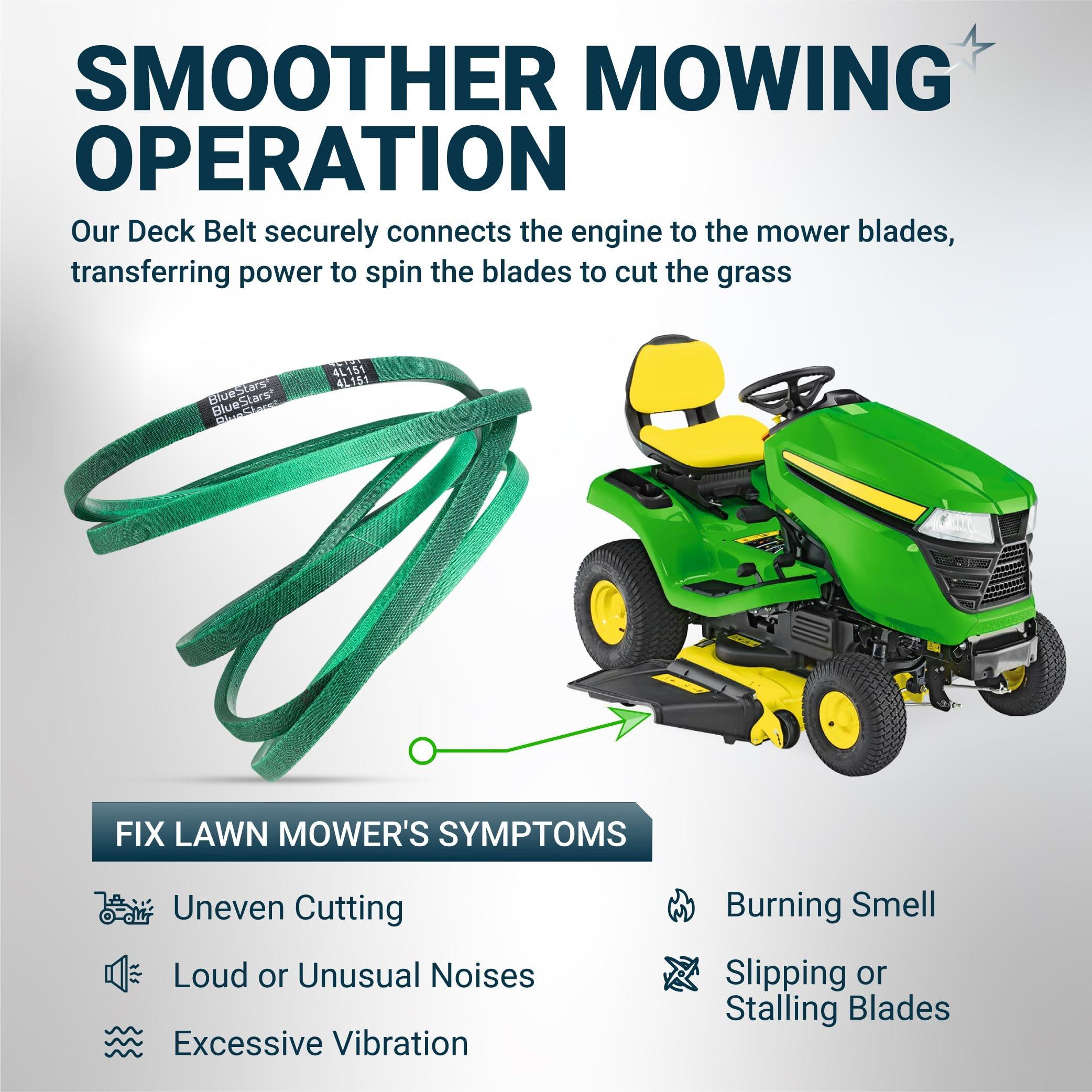 [Grip120] 5023256 Deck Belt for Snapper 355Z 360Z 400Z, Simplicity ZT2050 ZT3000 Champion, Ferris Mowers, Blade Drive Belt - Replaces John Deere M152398 5023256SM | 1/2" x 151" image 8