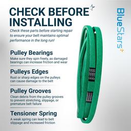 [Grip120] 135-1873 Deck Belt for 60" Deck Toro Titan Max 76601 76602 74452 74467 Z Master 74492 74494 74496 74497 HD 1500 HD 2000 | 5/8" X 189.52" thumbnail 10