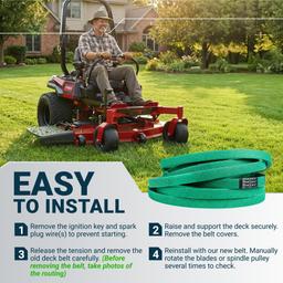[Grip120] 135-1873 Deck Belt for 60" Deck Toro Titan Max 76601 76602 74452 74467 Z Master 74492 74494 74496 74497 HD 1500 HD 2000 | 5/8" X 189.52" thumbnail 9