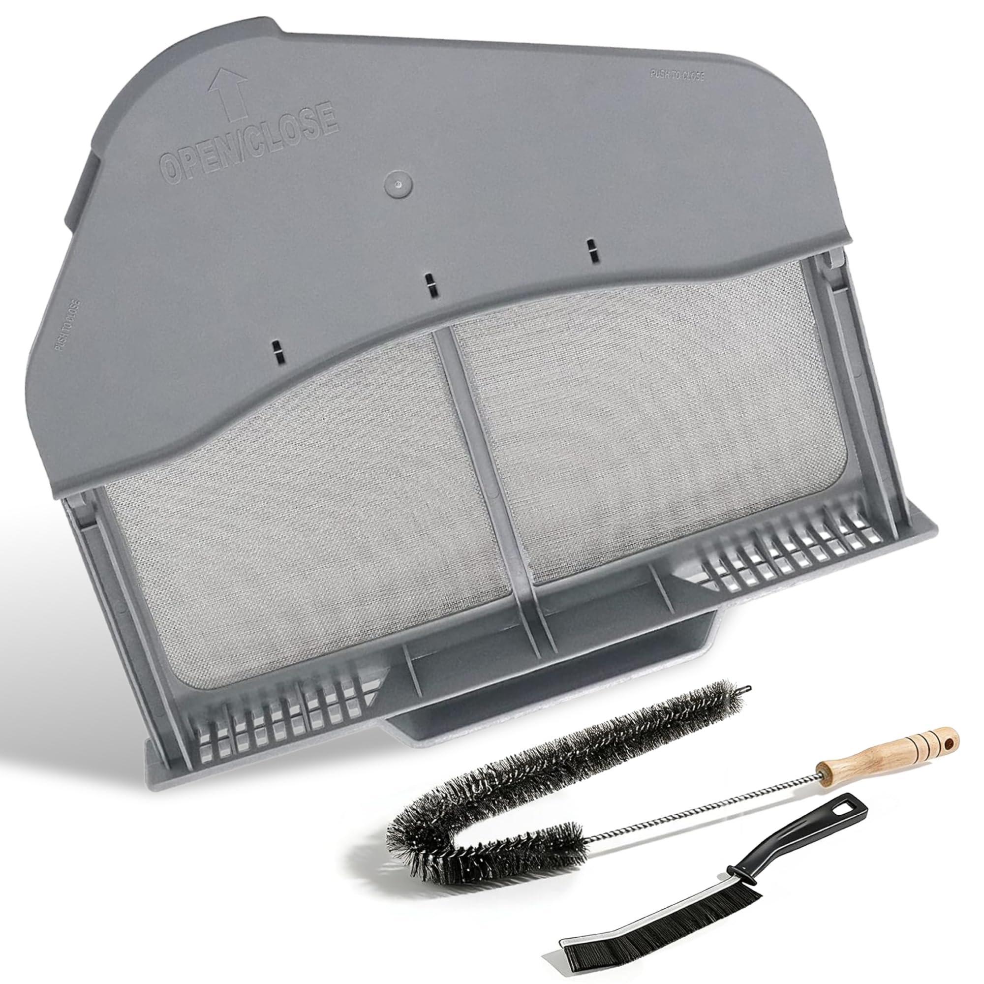[Upgraded] DC97-16742A Dryer Lint Filter Replacement for Samsung Dryer DV45H7000EW/A2 - Replaces AP5306681 PS4221839 DC61-03048A with Flap & Cleaning Brushes image 0